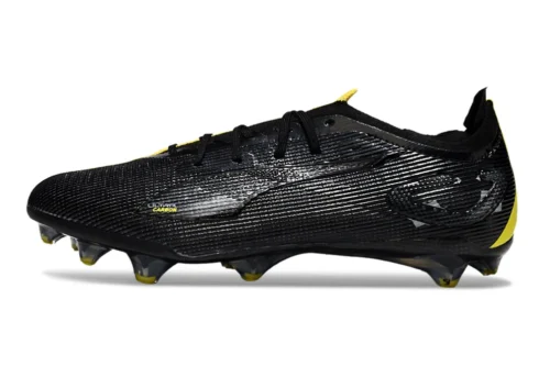 Chuteira Puma Ultra 5 Carbon FG - Preto/Amarelo