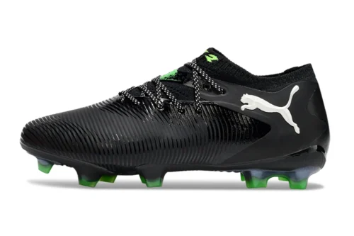 Chuteira Puma Future 8 Ultimate Low Campo FG - Preto/Verde