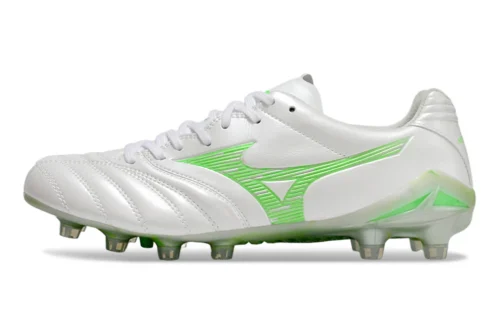 Chuteira Mizuno Morelia Neo 4 Campo - Branco/Verde