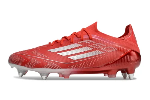 Chuteira Adidas F50 X Campo SG - Vermelho/Prata