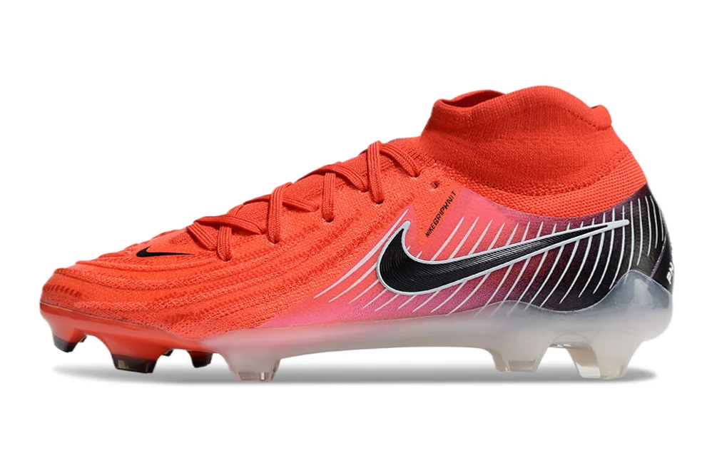 Chuteira Nike Campo Phantom Luna 2 Elite Campo FG - Branco/Laranja/Preto