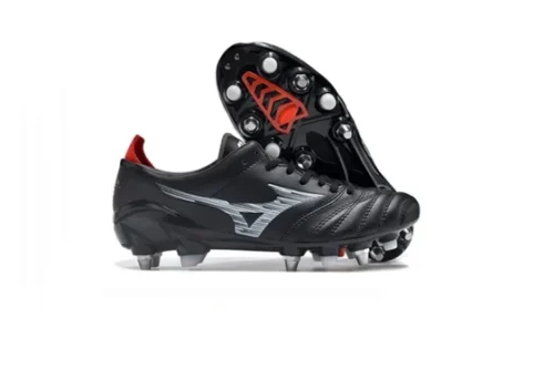 Chuteira Mizuno Morelia Neo Campo SG - Preto/Branco