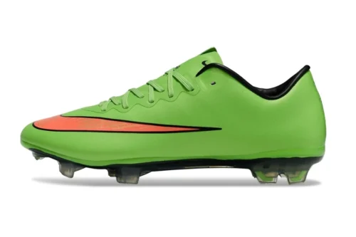 Chuteira Nike Mercurial Vapor 10 FG - Verde/Laranja