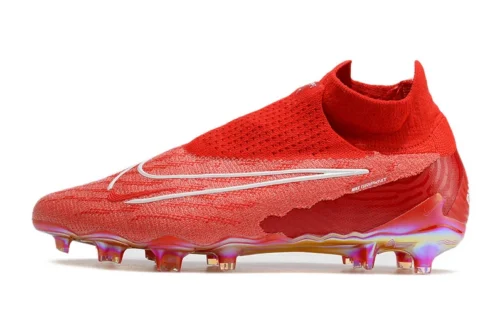 Chuteira Nike Campo Phantom GX Elite FG - Vermelho/Branco