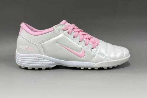 Chuteira Nike Total 90 Society - Branco/Rosa