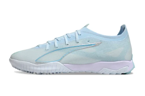 Chuteira Puma Ultra 5 Pro Cage Society - Branco/Azul