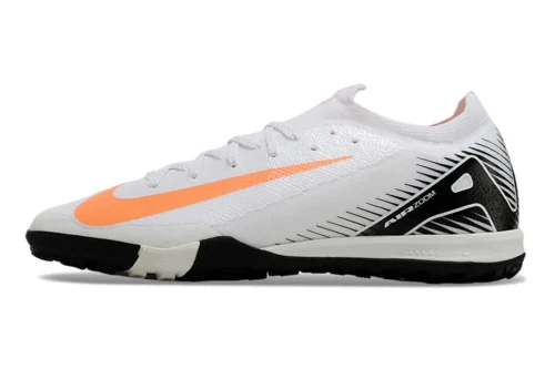 Chuteira Nike Mercurial Vapor 16 Elite Society - Branco/Preto/Laranja