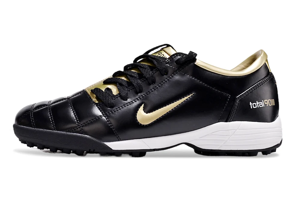 Chuteira Nike Total 90 Society - Preto/Dourado