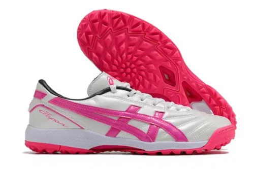 Chuteira Asics Japan Society - Branco/Rosa