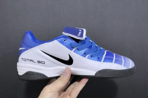Chuteira Nike Total 90 Futsal - Branco/Azul