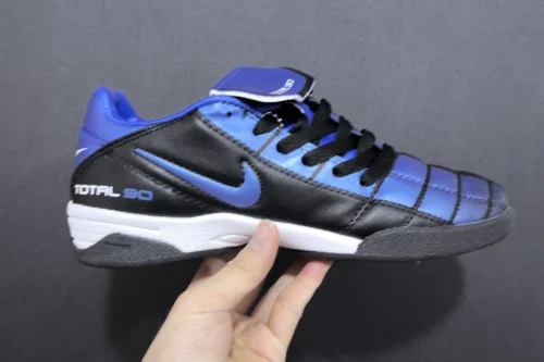 Chuteira Nike Total 90 Futsal - Preto/Azul