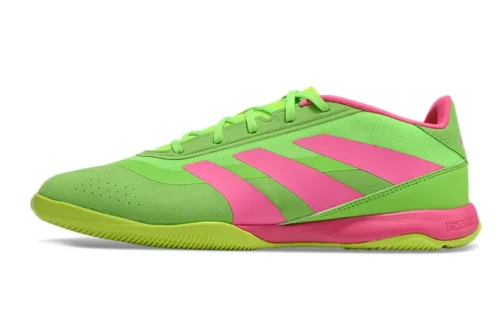 Chuteira Adidas Predator Elite Futsal - Verde/Rosa