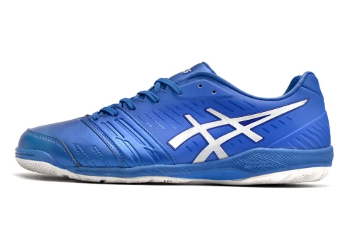 Chuteira Asics Japan Destaque FF Futsal - Azul/Branco