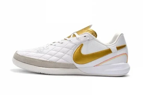 Chuteira Nike Tiempo Legend 7 Finale Futsal R10 Branco