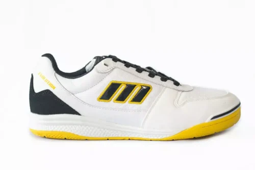 Mundo Futsal Evolution - Branco/Amarelo + Brinde (Pronta Entrega)