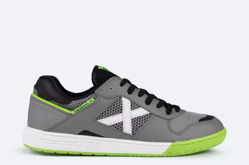 Munich Continental V2 60 Futsal - Cinza/Verde + Brinde (Pronta Entrega)