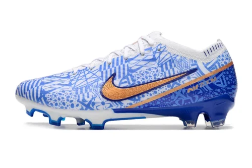 Nike Air Zoom Mercurial Vapor 15 Elite FG Blanco-Azul "CR7"