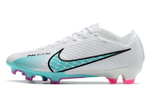 Nike Air Zoom Mercurial Vapor 15 Elite FG Blanco-Azul Claro
