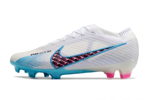 Nike Air Zoom Mercurial Vapor 15 Elite FG Blanco-Azul Claro
