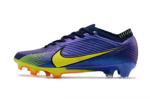 Nike Air Zoom Mercurial Vapor 15 Elite FG Blanco-Azul oscuro