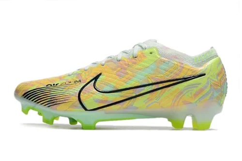 Nike Air Zoom Mercurial Vapor 15 Elite FG Blanco-Verde-Amarillo