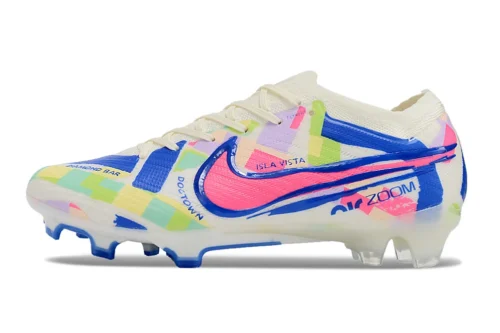 Nike Air Zoom Mercurial Vapor 15 Elite FG Blanco-Azul