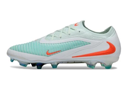 NIKE Phantom 6 Elite FG Blanco/cian