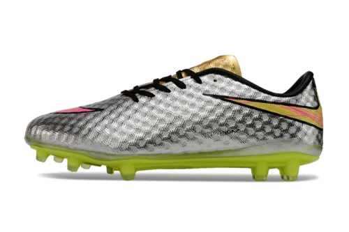 Nike Hypervenom Phantom FG Plata/Verde