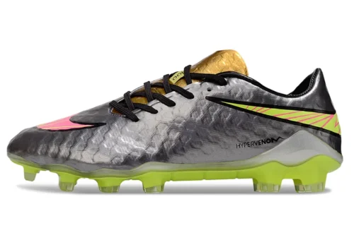 Nike Hypervenom Phantom FG Plata/Verde