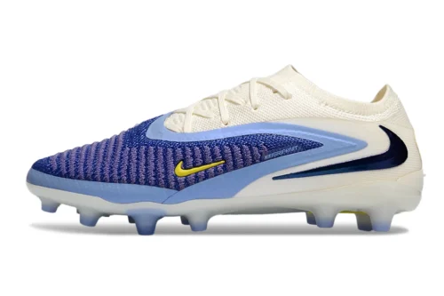 NIKE Phantom 6 Elite FG & -Blanco/Azul