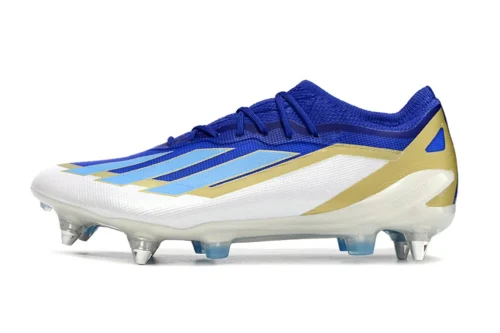 Zapatillas de Fútbol Adidas X Crazyfast1 SG-Azul/Blanco