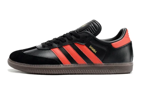 Zapatillas de Fútbol Adidas X SAMBA MESSI Indoor Boots-Negro/Rojo
